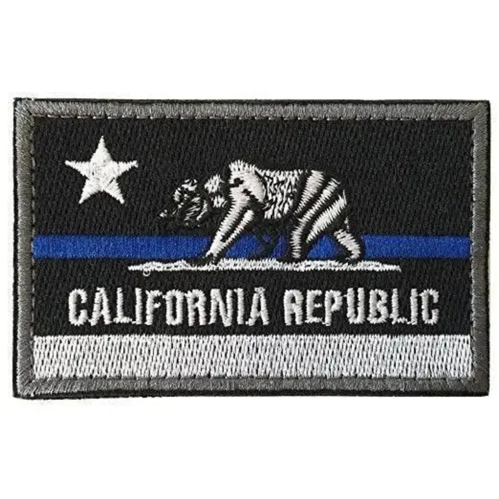 BuckUp Tactical Morale Patch Hook California Sacramento State Patches 3x2